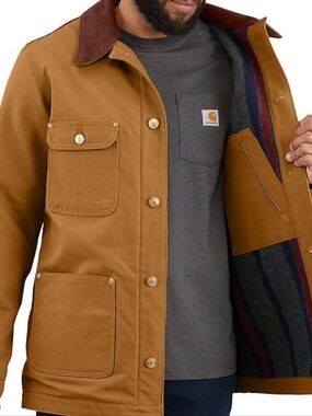 Carhartt Men's Loose Duck Durable Work Coat